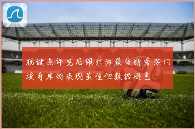 杨健点评克尼佩尔为最佳新秀热门埃奇库姆表现虽佳但数据逊色